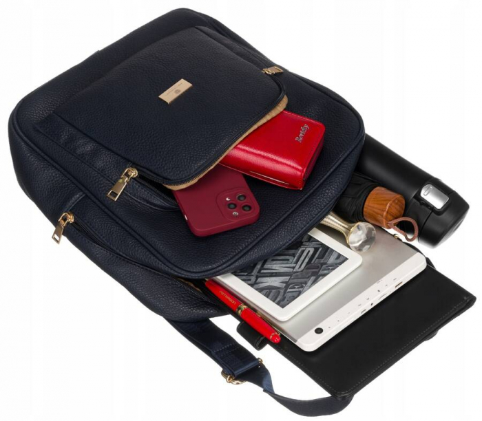 Rucsac incapator de dama din piele ecologica - Peterson PTR-PTN PL-29601-6092 NA [10]