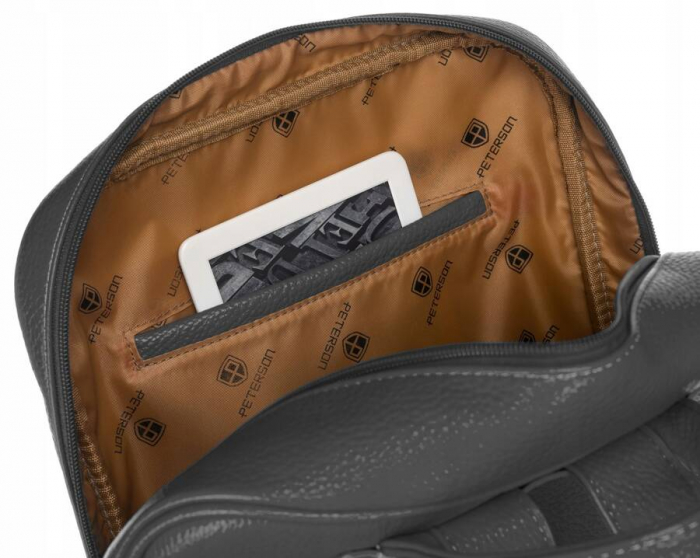 Rucsac incapator de dama din piele ecologica - Peterson PTR-PTN PL-29601-6108 GR [7]