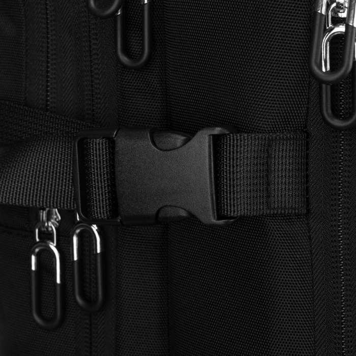 Rucsac negru de călătorie, perfect pentru bagajul de mână în avion - Peterson PTR-PTN 24421-5074 BLACK [21]