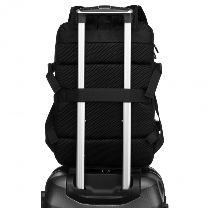 Rucsac negru de călătorie, perfect pentru bagajul de mână în avion - Peterson PTR-PTN 24421-5074 BLACK [16]