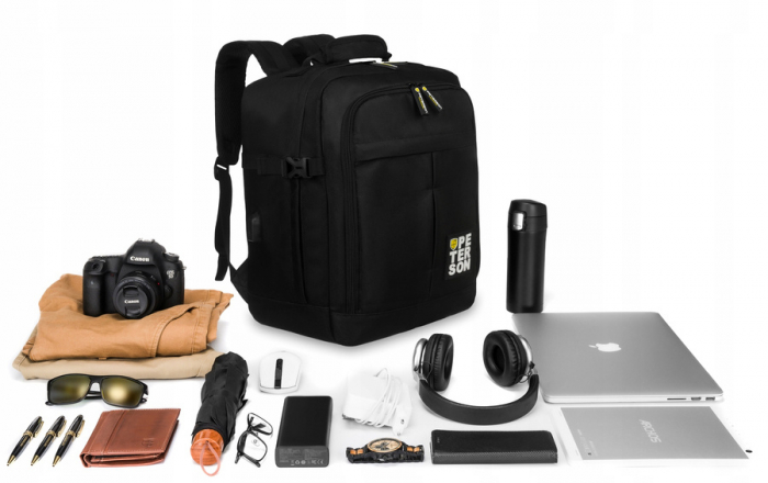 Rucsac pentru laptop din poliester impermeabil - Peterson PTR-PTN PLG-03-T [15]