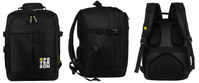 Rucsac pentru laptop din poliester impermeabil - Peterson PTR-PTN PLG-03-T [16]
