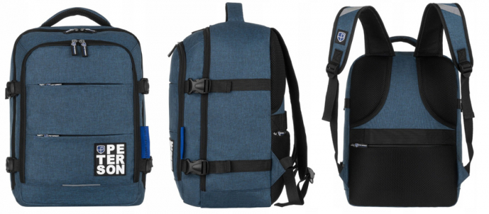 Rucsac spațios, de călătorie, cu spațiu pentru un laptop - Peterson PTR-PTN PLG-01-T [14]
