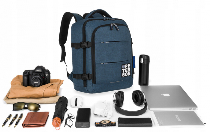 Rucsac spațios, de călătorie, cu spațiu pentru un laptop - Peterson PTR-PTN PLG-01-T [6]