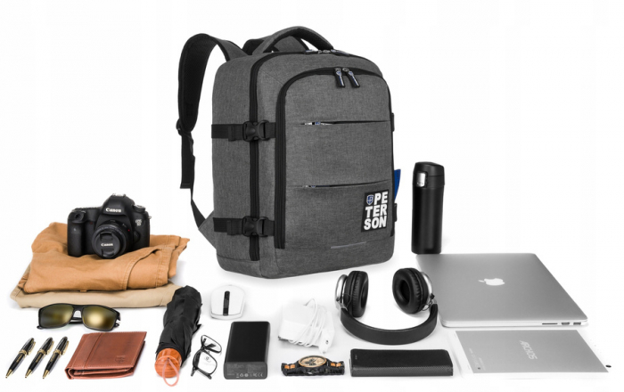 Rucsac spațios, de călătorie, cu spațiu pentru un laptop - Peterson PTR-PTN PLG-01-T [7]