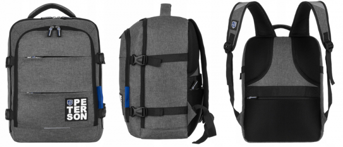 Rucsac spațios, de călătorie, cu spațiu pentru un laptop - Peterson PTR-PTN PLG-01-T [6]