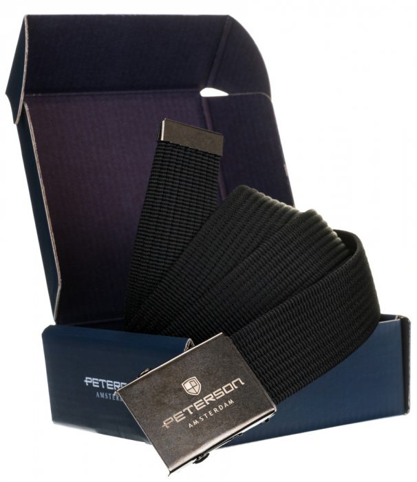 Curea barbati Peterso PTR-PTN OLD SILVER-BLACK [3]