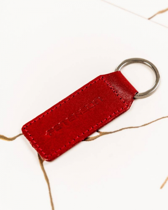 Set cadou dama Peterson PTR-PTN SET-D-19-KCS RED portofel dama din piele naturala + breloc [9]