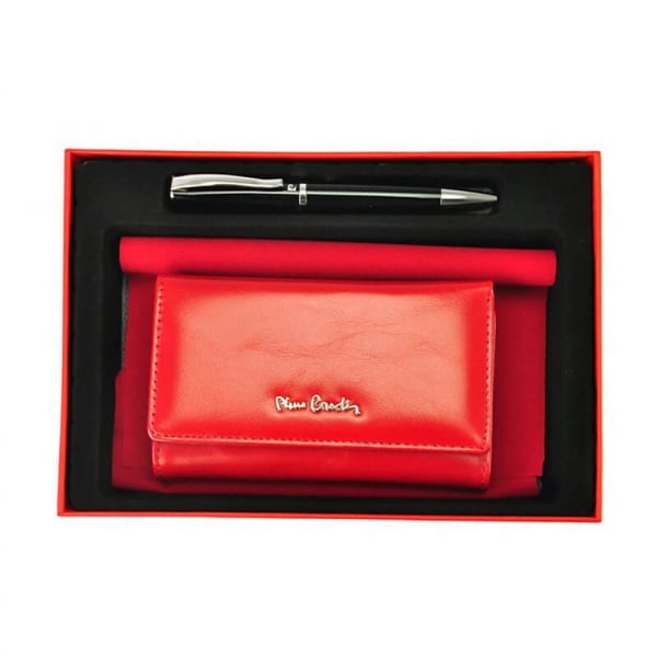 Set cadou dama portofel din piele naturala si pix Pierre Cardin, PDS500 [1]