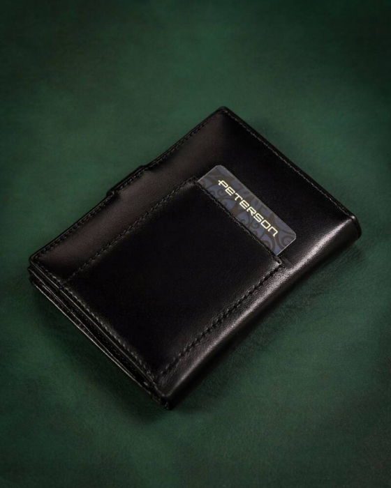 Set cadou pentru barbati , portofel si breloc din piele naturala Peterson PTR-PTN SET-M-N4L-KCS [5]