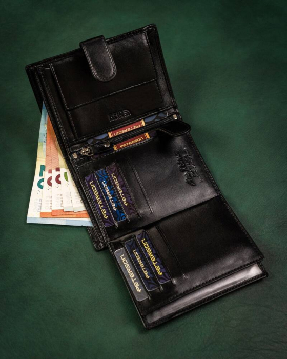 Set cadou pentru barbati , portofel si breloc din piele naturala Peterson PTR-PTN SET-M-N4L-KCS [8]