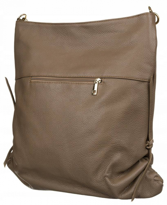 Geanta dama din piele naturala — Peterson PTR-PTN TWP-011 BEIGE [3]