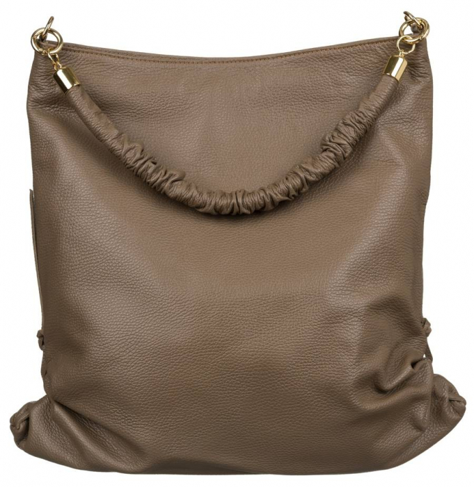 Geanta dama din piele naturala — Peterson PTR-PTN TWP-011 BEIGE [2]