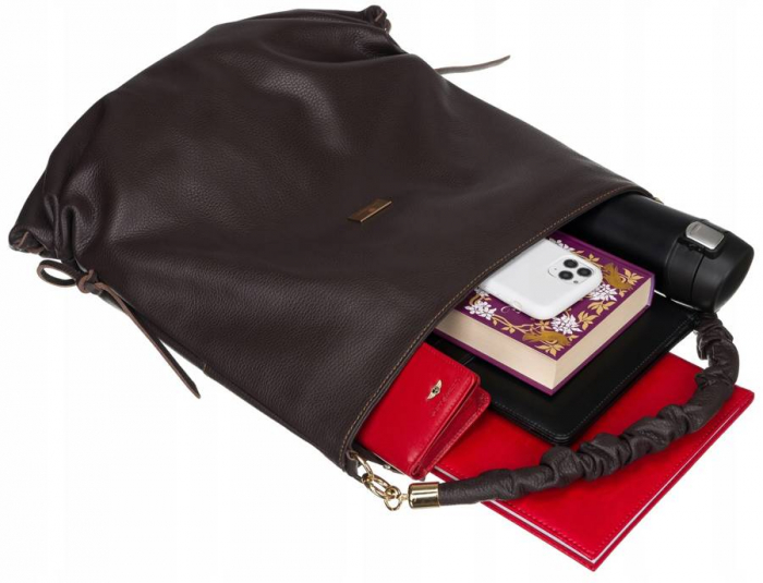 Geanta dama din piele naturala — Peterson PTR-PTN TWP-011 D.BR [7]