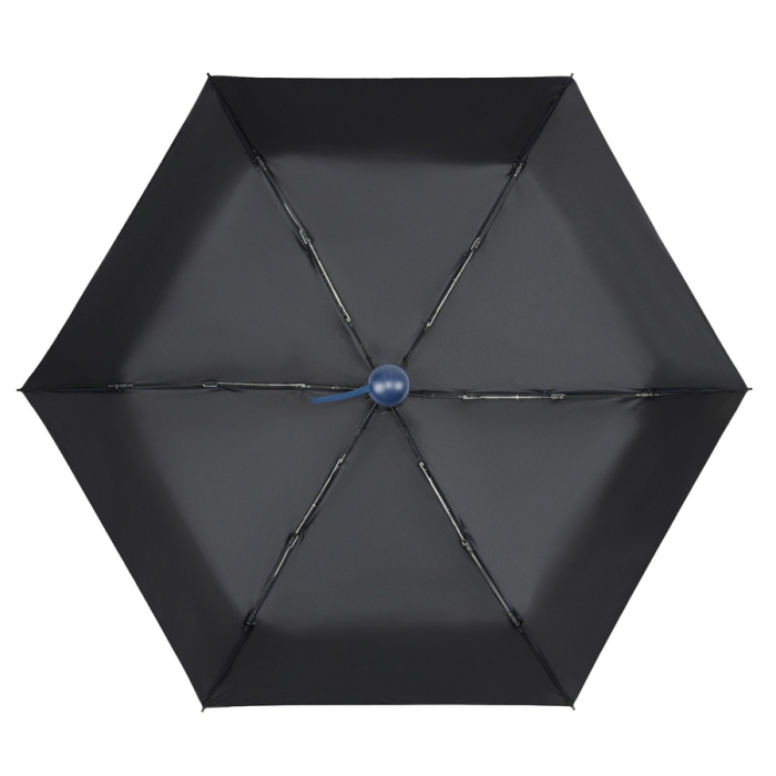 Składany mini parasol podróżny w granatowym kolorze - Peterson [4]