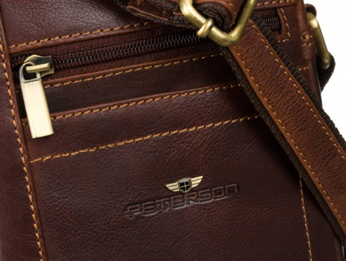 Geanta barbati de umar din piele naturala Peterson PTR-PTN TB-117-COM [3]
