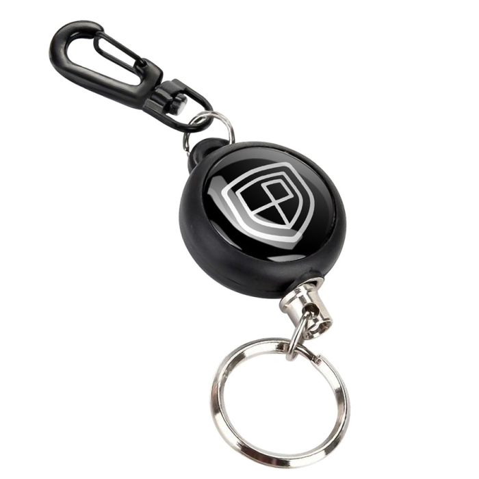 Skórzany brelok do kluczy w kształcie serca— Peterson [7]