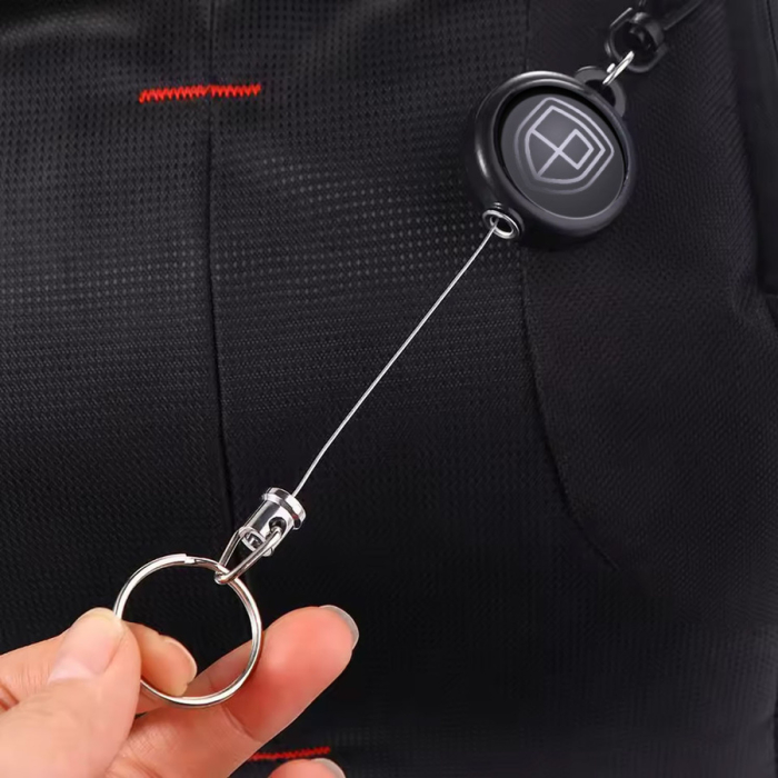 Skórzany brelok do kluczy w kształcie serca— Peterson [10]