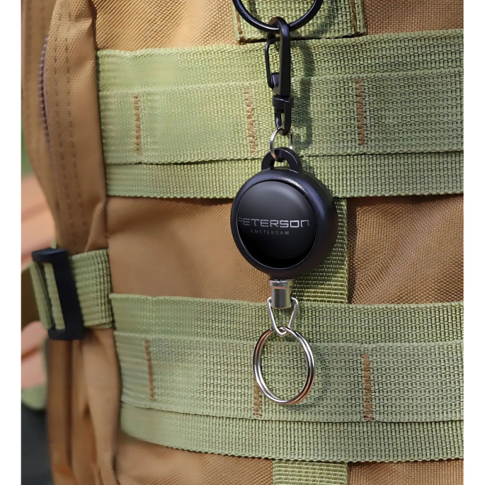 Skórzany brelok do kluczy w kształcie serca— Peterson [8]