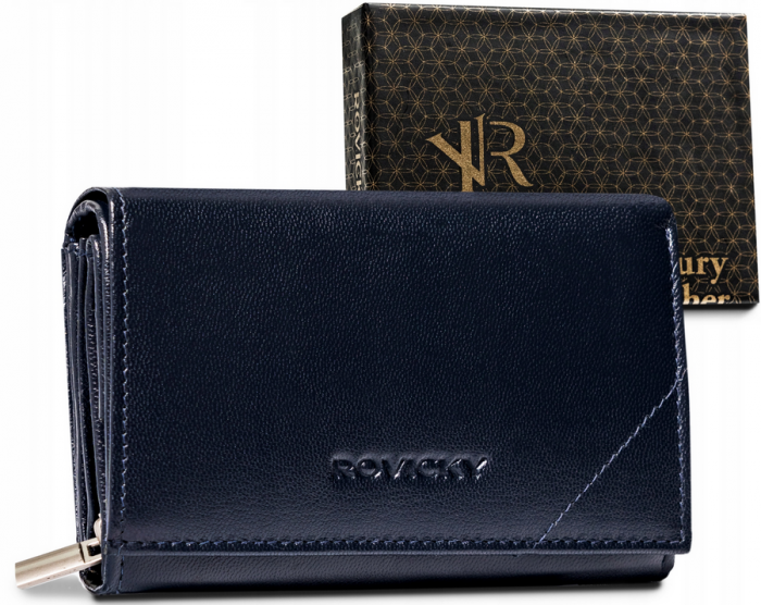 Portofel dama din piele naturala Rovicky PTR-R-RD-38-GCL NA [1]