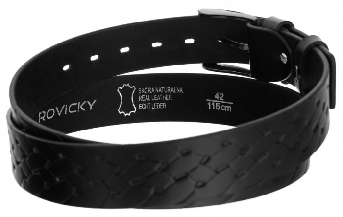 Curea barbati din piele naturala Rovicky PTR-PRS-04-G [5]