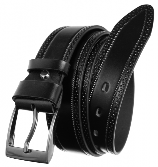 Curea barbati din piele naturala Rovicky PTR-PRS-07-G [1]