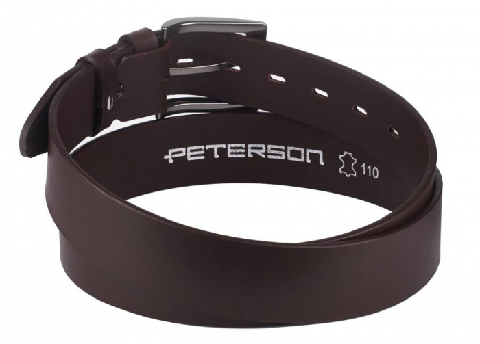 Curea barbati din piele naturala Peterson PTR-PTN SSK-1-130 BR [8]
