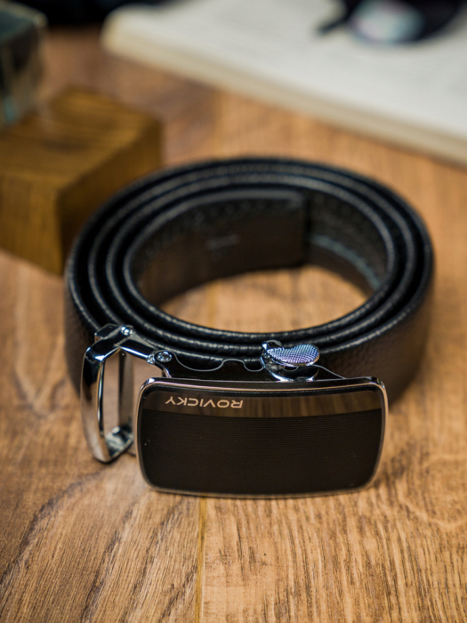 Curea barbati din piele naturala Rovicky PTR-QQ-01-HQ-2-125 KOM [5]