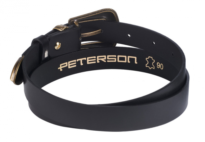 Skórzany pasek z zaokrągloną, masywną klamrą — Peterson [8]