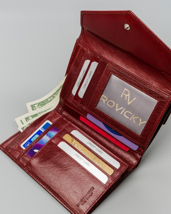 Portofel dama din piele naturala Rovicky PTR-N210-RBA [10]