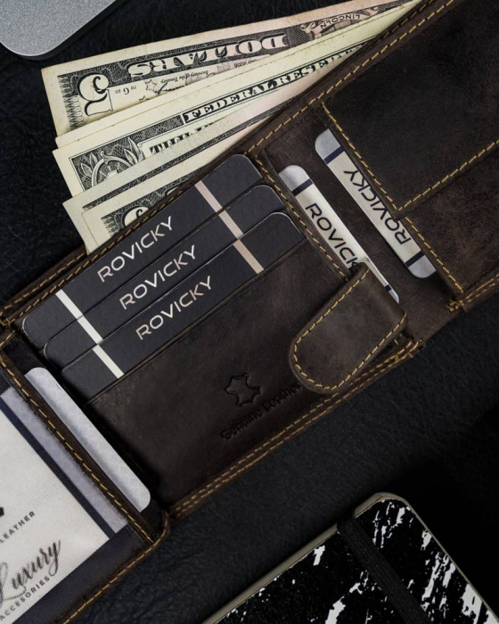 Portofel barbati din piele naturala Always Wild N0035-CHM-8700 BR [10]