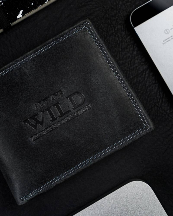 Portofel barbati din piele naturala Always Wild PTR-N0035-CHM-8694 BL [3]