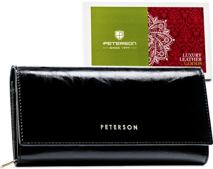 Portofel dama din piele naturala Peterson PTR-PTN PL-409-1506 BL [1]