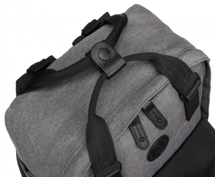 Rucsac sport cu compartiment pentru laptop - LuluCastagnette PTR-NANO GRIS/NOIR [4]