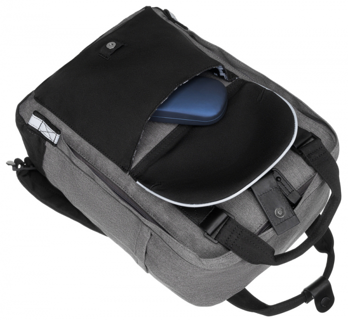 Rucsac sport cu compartiment pentru laptop - LuluCastagnette PTR-NANO GRIS/NOIR [10]
