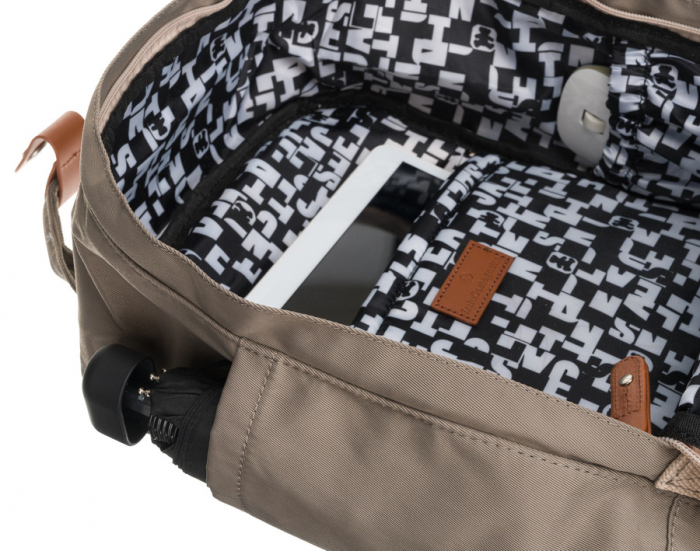 Rucsac sport cu compartiment pentru laptop - LuluCastagnette PTR-NANO GRIS/ECRU [7]