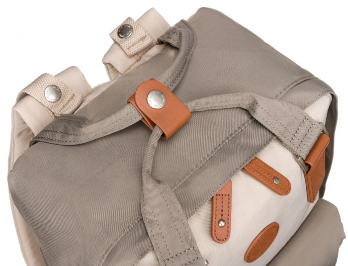 Rucsac sport cu compartiment pentru laptop - LuluCastagnette PTR-NANO GRIS/ECRU [4]