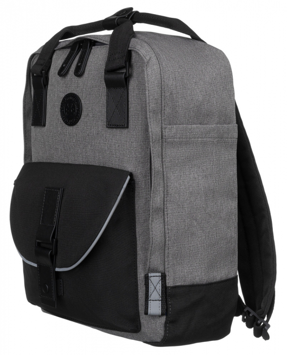 Rucsac sport cu compartiment pentru laptop - LuluCastagnette PTR-NANO GRIS/NOIR [5]