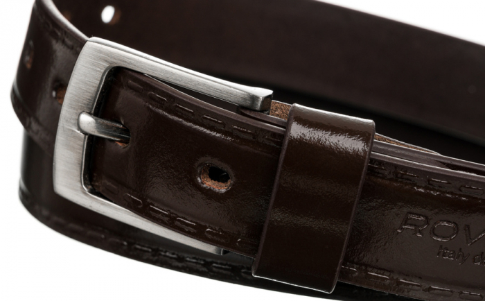 Curea barbati din piele naturala Rovicky PTR-PLW-R-11 [4]