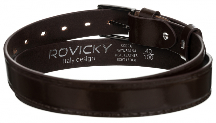 Curea barbati din piele naturala Rovicky PTR-PLW-R-11 [3]
