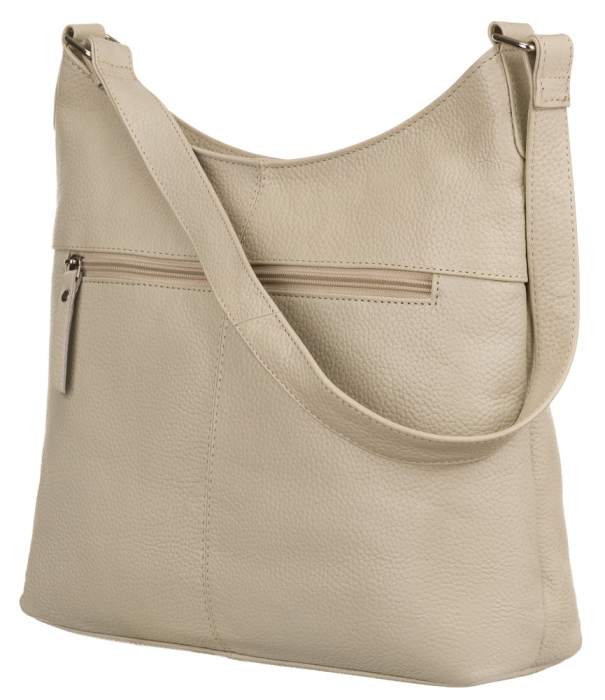 Geanta de dama din piele naturala cu portofel - Peterson PTR-PTN 6104-DS-5162 LIG [4]