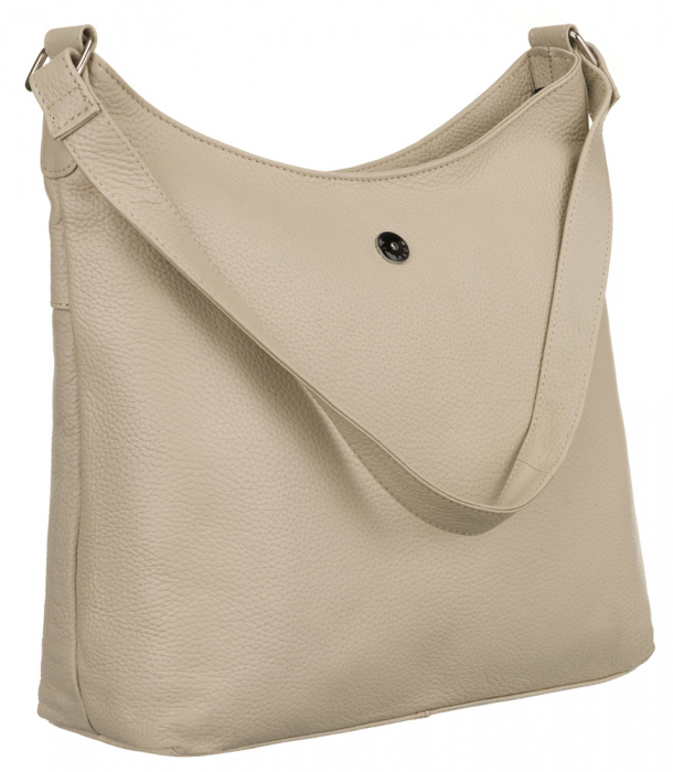 Geanta de dama din piele naturala cu portofel - Peterson PTR-PTN 6104-DS-5162 LIG [2]