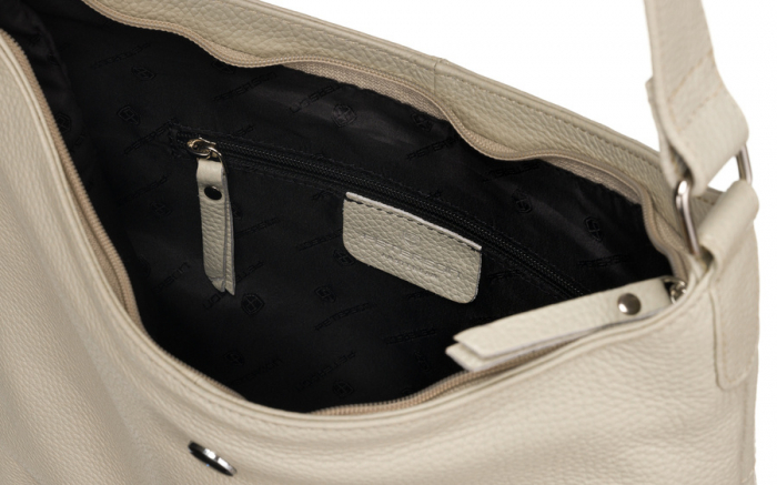 Geanta de dama din piele naturala cu portofel - Peterson PTR-PTN 6104-DS-5162 LIG [5]
