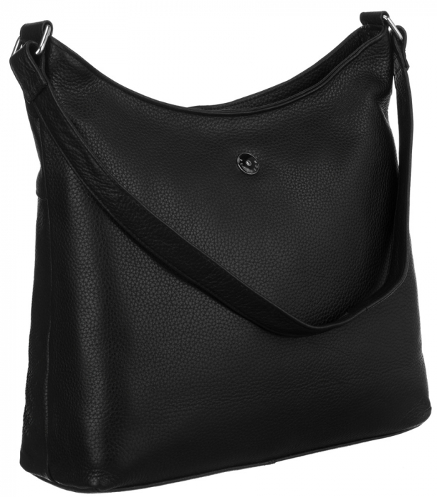 Geanta de dama din piele naturala cu portofel - Peterson PTR-PTN 6104-DS-5148 BL [2]