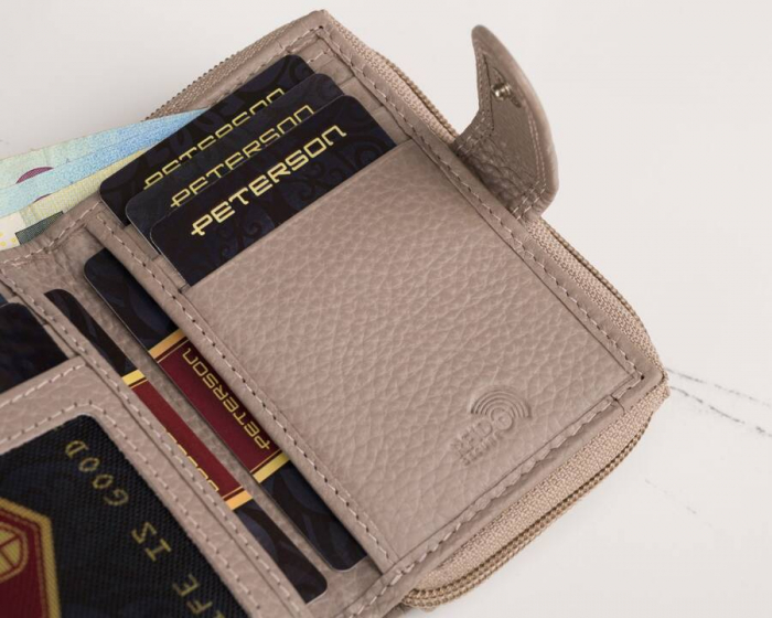 Geanta de dama din piele naturala cu portofel - Peterson PTR-PTN CF3-DS-5209 DA [14]