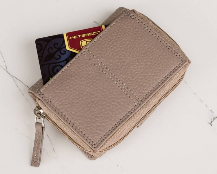 Geanta de dama din piele naturala cu portofel - Peterson PTR-PTN CF3-DS-5209 DA [10]