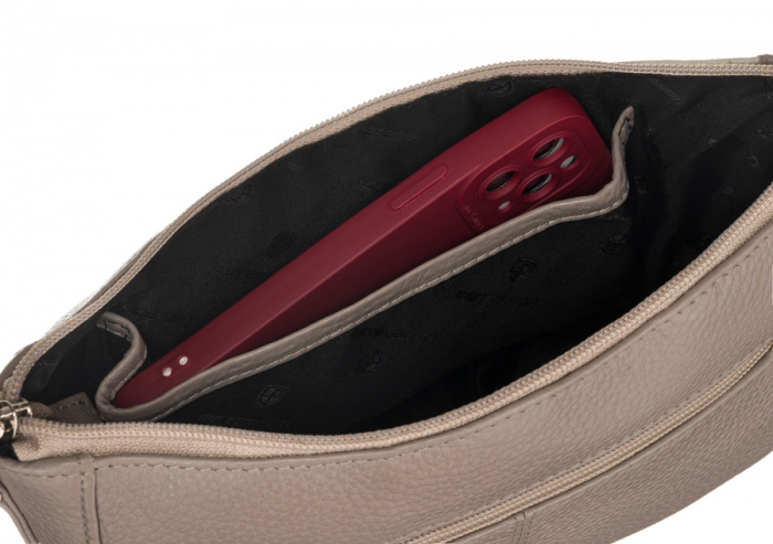 Geanta de dama din piele naturala cu portofel - Peterson PTR-PTN CF4-DS-5216 D.BE [6]