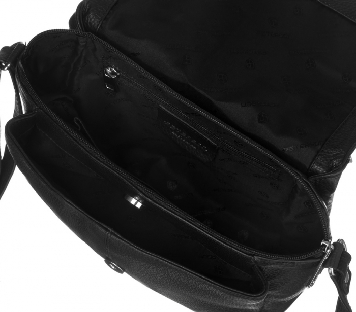 Geanta de dama din piele naturala cu portofel - Peterson PTR-PTN 8924-DS-5223 BL [5]