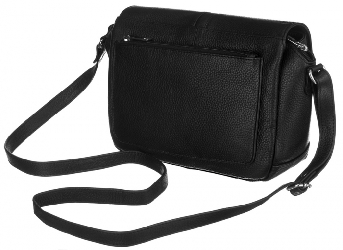 Geanta de dama din piele naturala cu portofel - Peterson PTR-PTN 8924-DS-5223 BL [3]