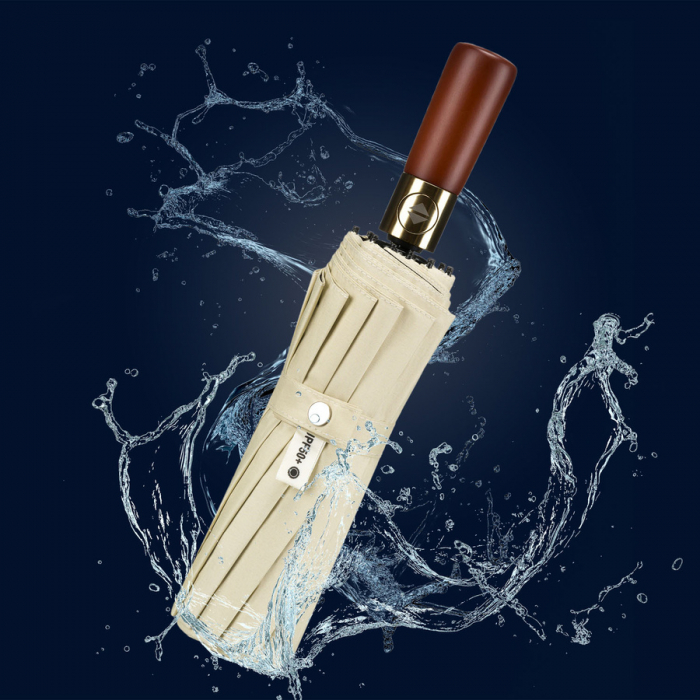 Umbrelă albă, de ploaie și soare, cu deschidere automată - Peterson PTR-PTN UMB-01T-6096 WHI [9]